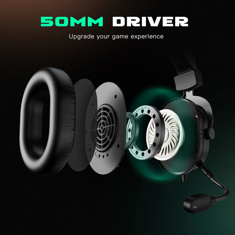 Headset Gamer - Fifine Dynamic RGB Gaming 7.1